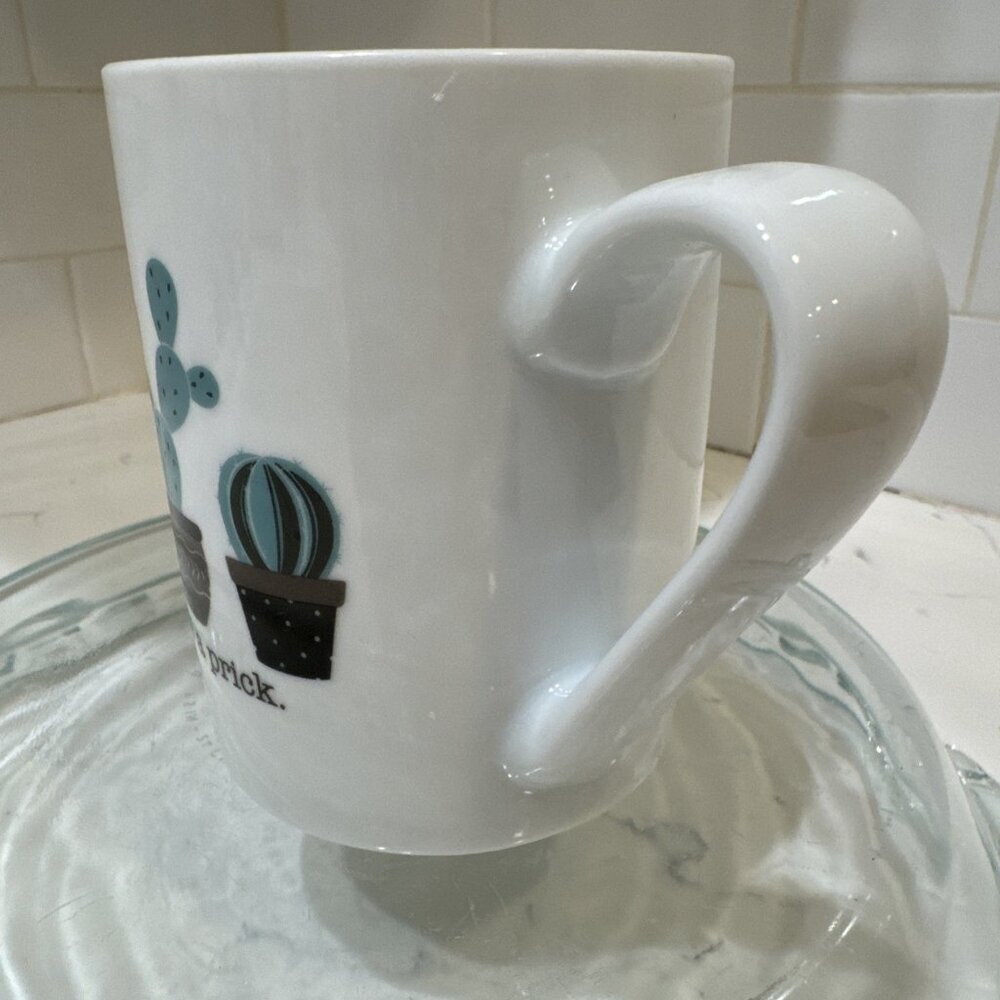 Don't Be a Prick Mug 10 Strawberry Street Cactus Cacti 15 oz Sassy Coffee Cup - Picture 2 of 8